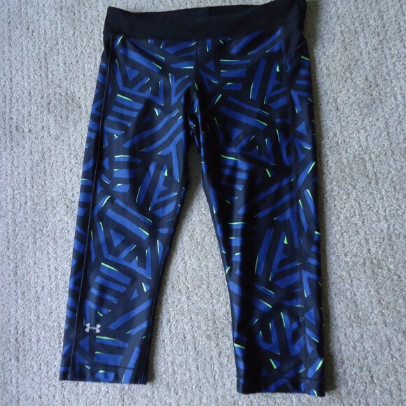 2 Under Armour Heat Gear Athletic Compression Pants L Bundle of 2 - Picture 2 of 12